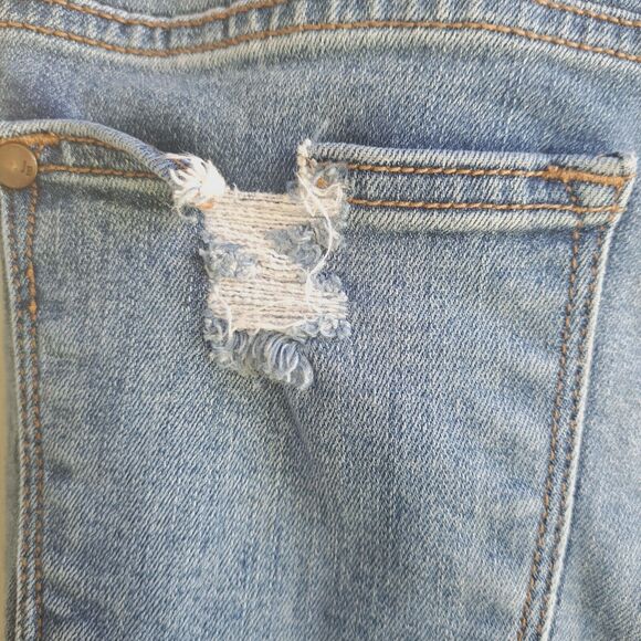 Judy Blue Skinny Fit Jeans Sz 3/26 Stretch Destroyed Raw Hem Rocker Concert - Picture 7 of 15